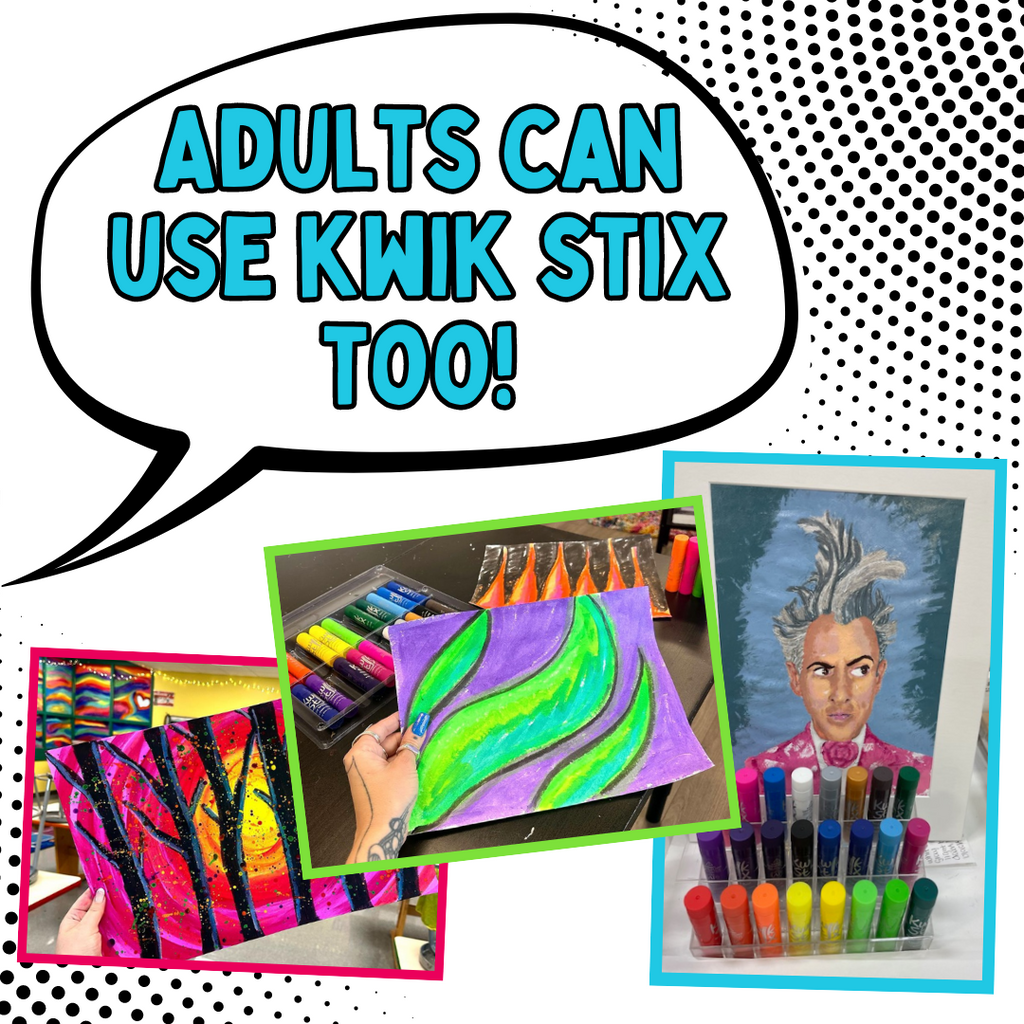 Explore Adult Artwork with Kwik Stix!