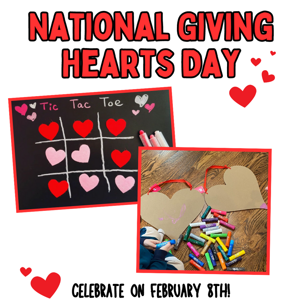 National Giving Hearts Day on February 8th!
