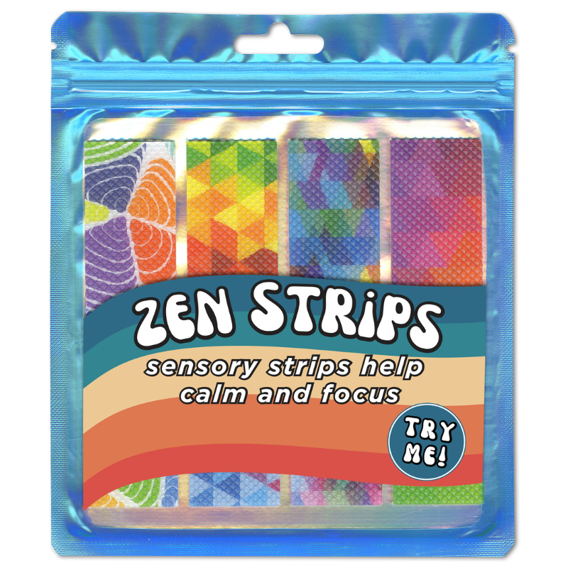 zen strips, calming strip in bumpy brights