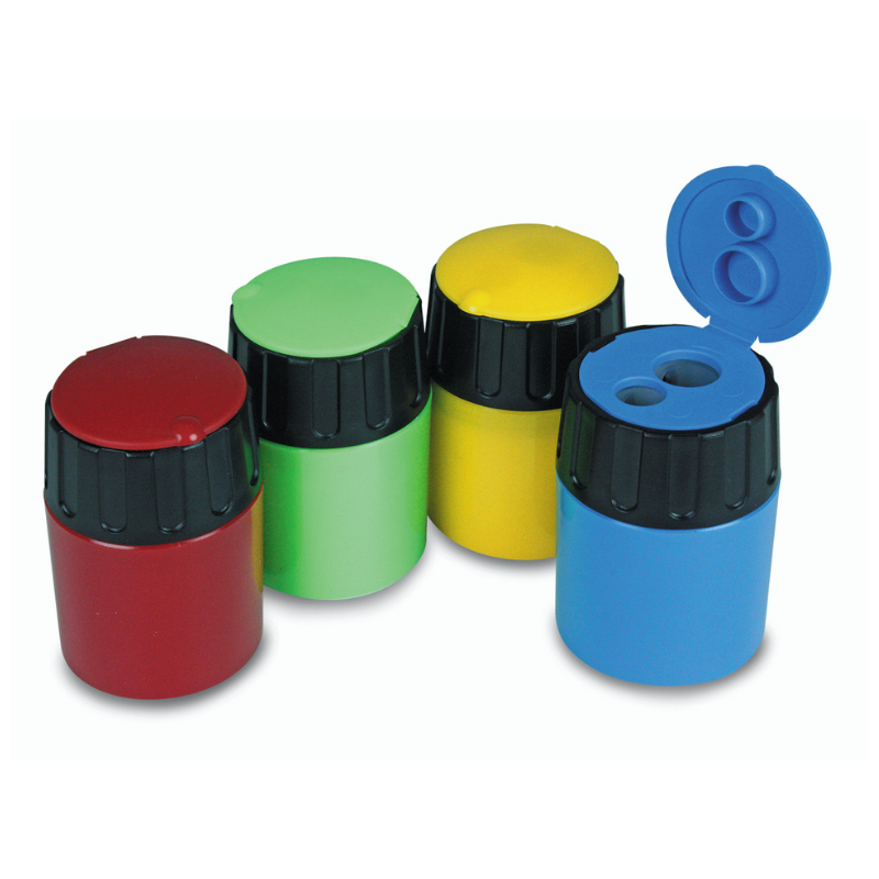 eisen 2 hole pencil sharpener with lid