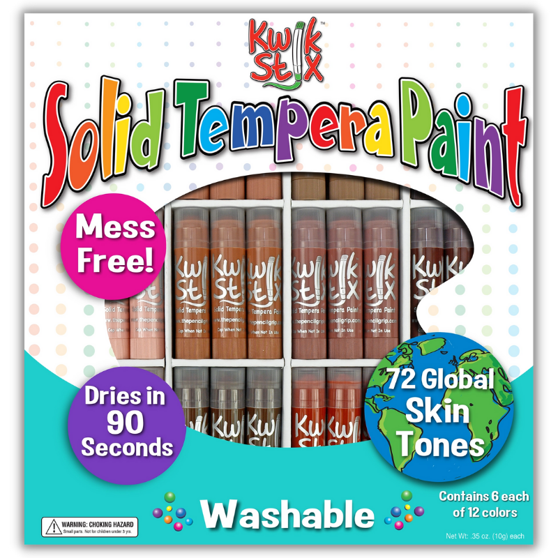 kwik stix global skin tones 72 pack set