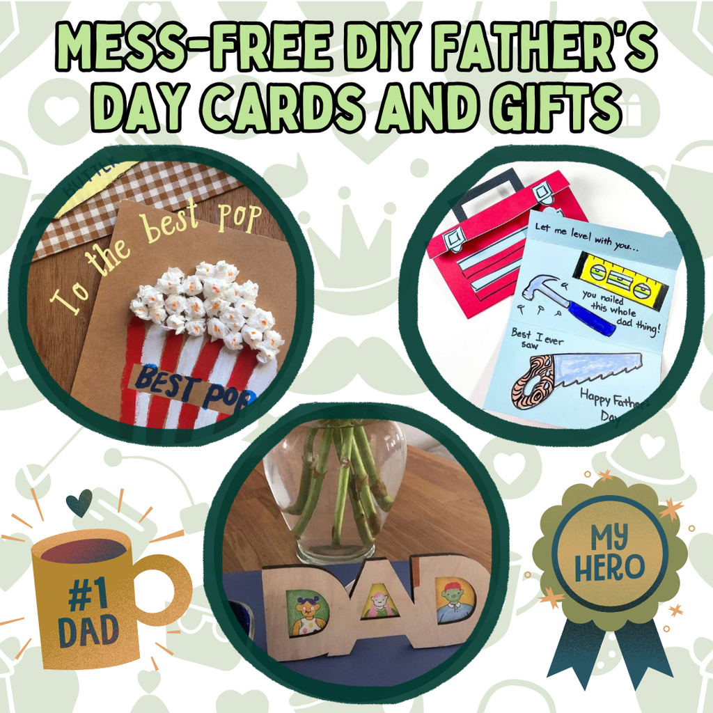 Mess-Free DIY Fathers Day Cards and Gifts | TPG Creations – TPG ...