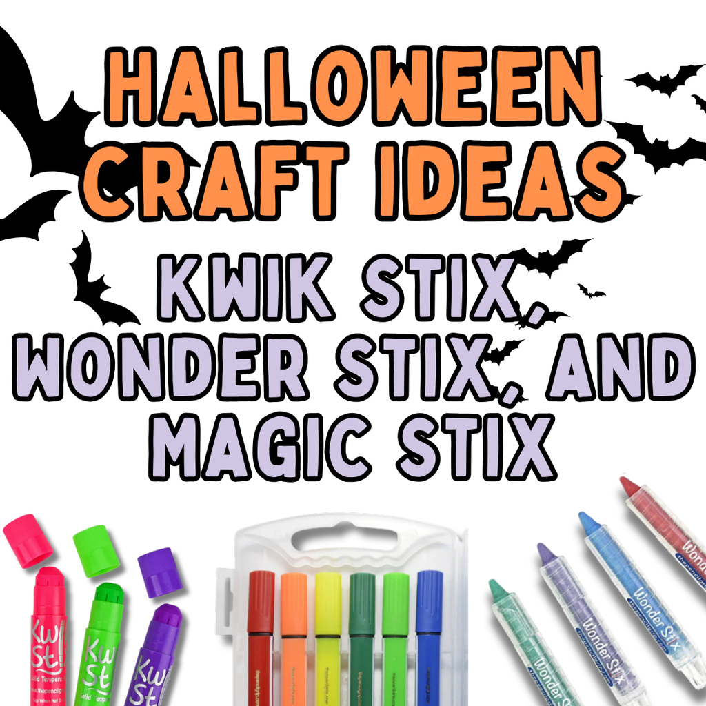Halloween Crafts with Kwik Stix, Magic Stix, and Wonder Stix!