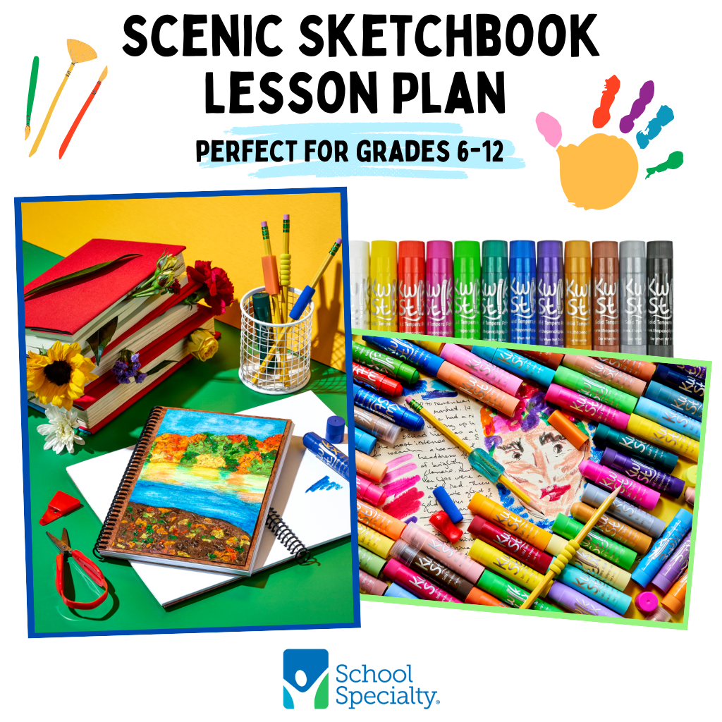 Decorating Sketchbooks Lesson Plan by School Specialty