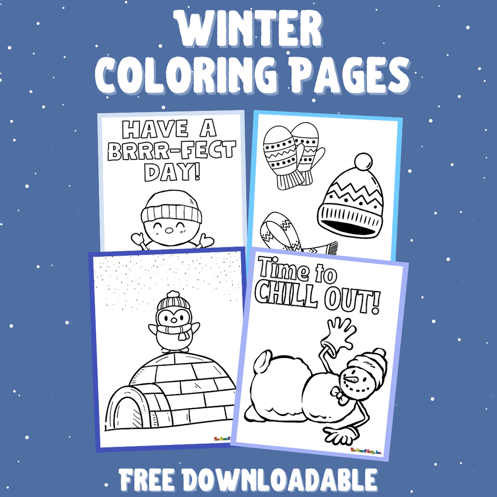 Free Downloadable Winter Coloring Pages!