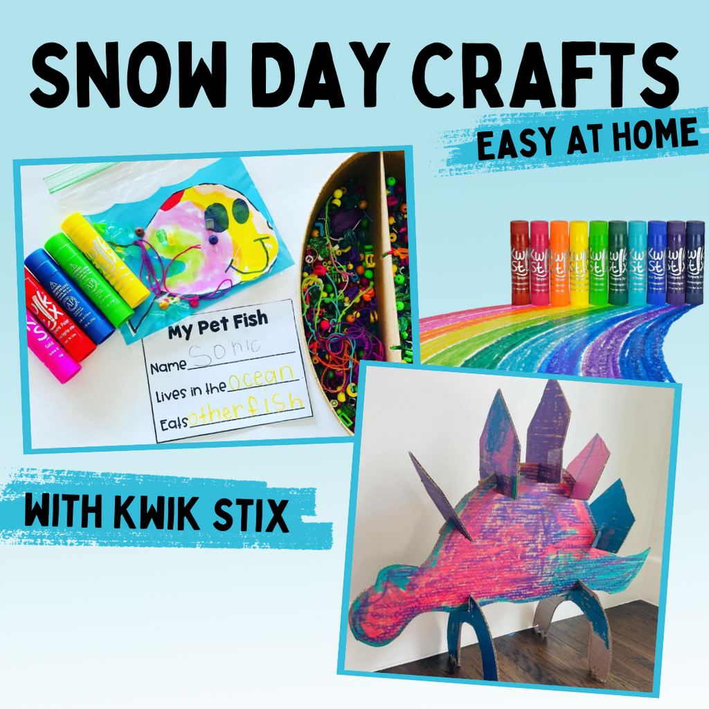 Snow Day Crafts- Cozy Up at Home with your Favorite Craft Supplies!