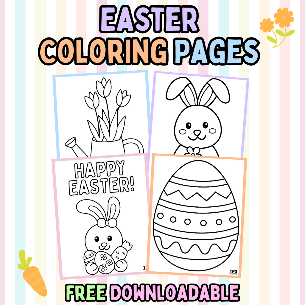 Hop into Easter with Free Coloring Pages!