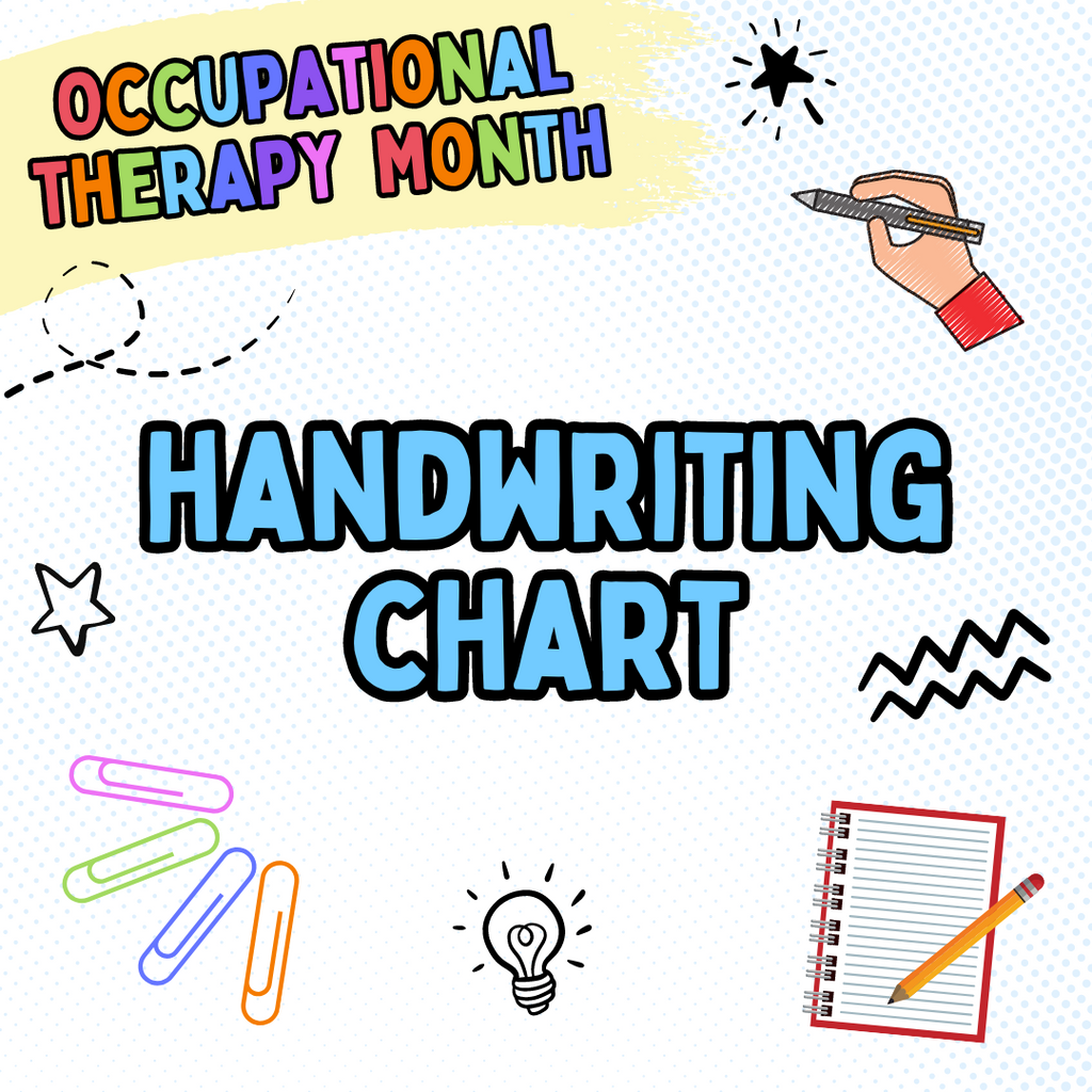 Celebrate OT Month with our Handwriting Chart!
