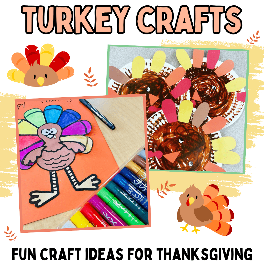 Give Thanks with Fun Turkey Crafts! – TPG Creations/The Pencil Grip, Inc.