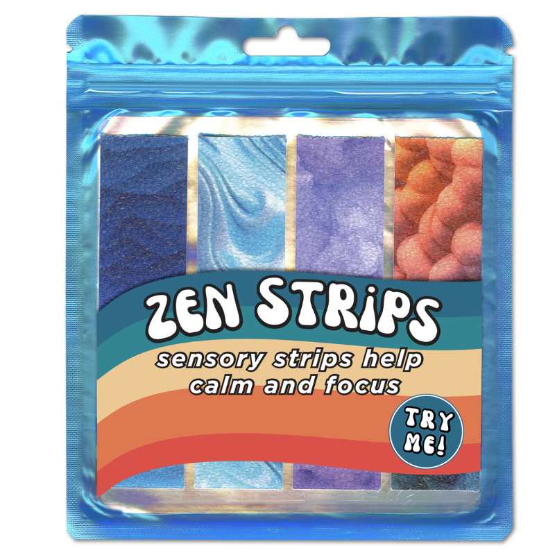 zen strips, calming strip in sand gradient