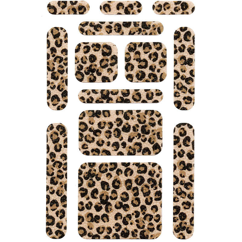 anywhere zen strips in cheetah animal print pattern
