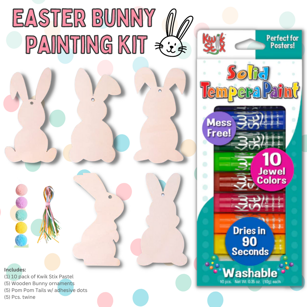 bunny painting kit
