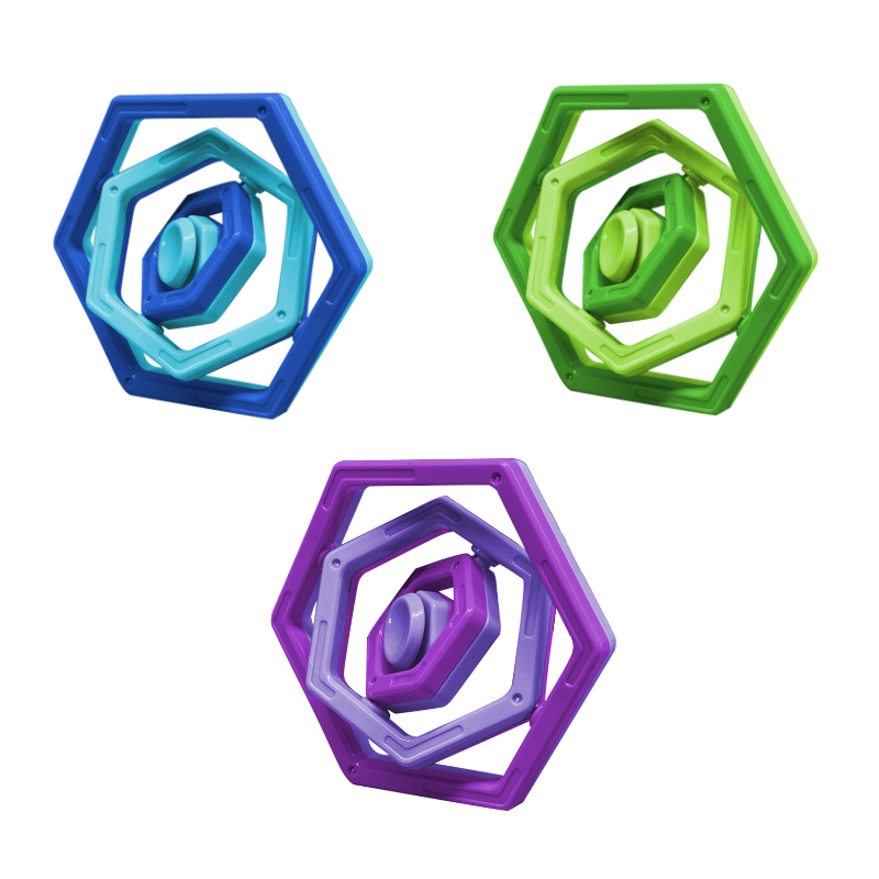 hexle fidget toy in various colors