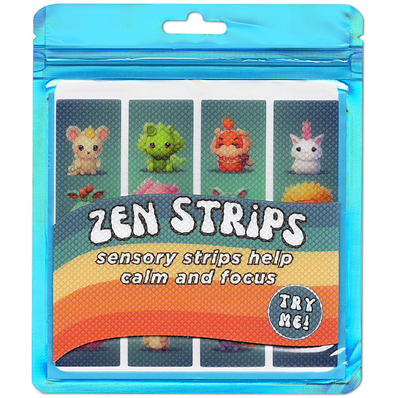 zen strip bumpy cuties packaging