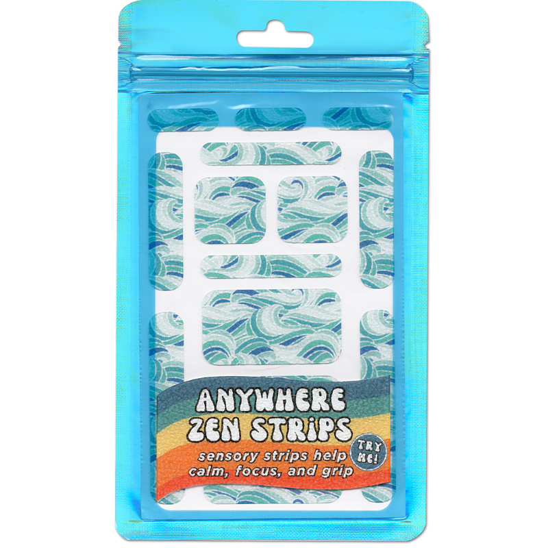 anywhere zen strips in wave pattern packaging