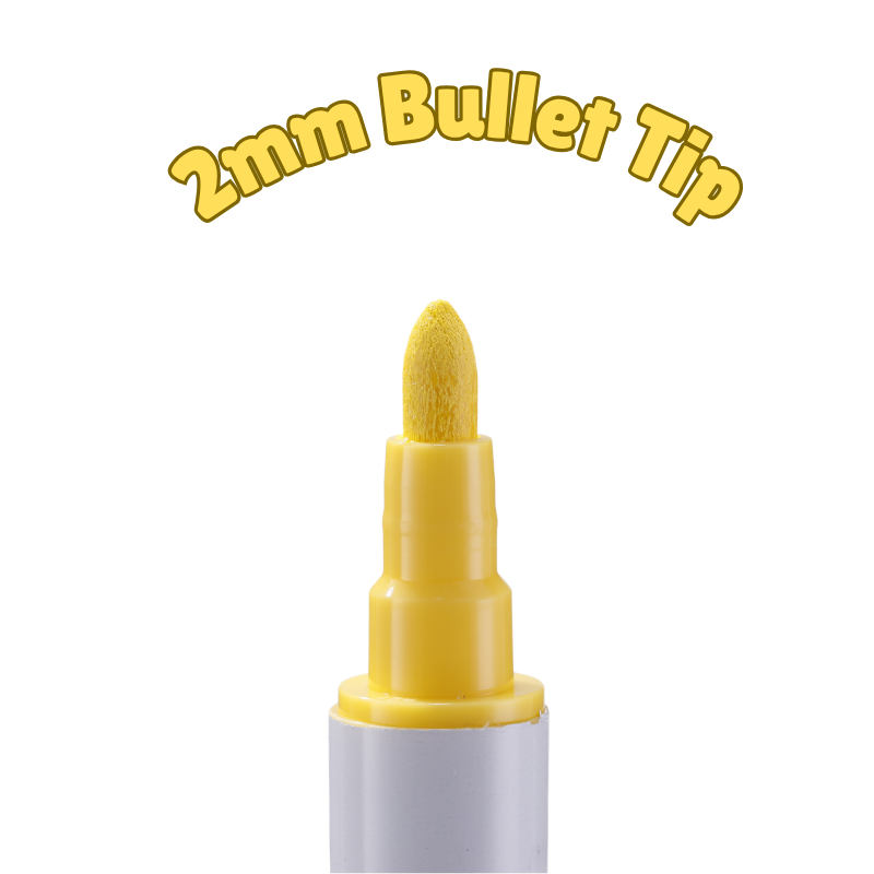 NEW! Magic Stix, Double-Ended Washable Acrylic Markers– Dual Tip
