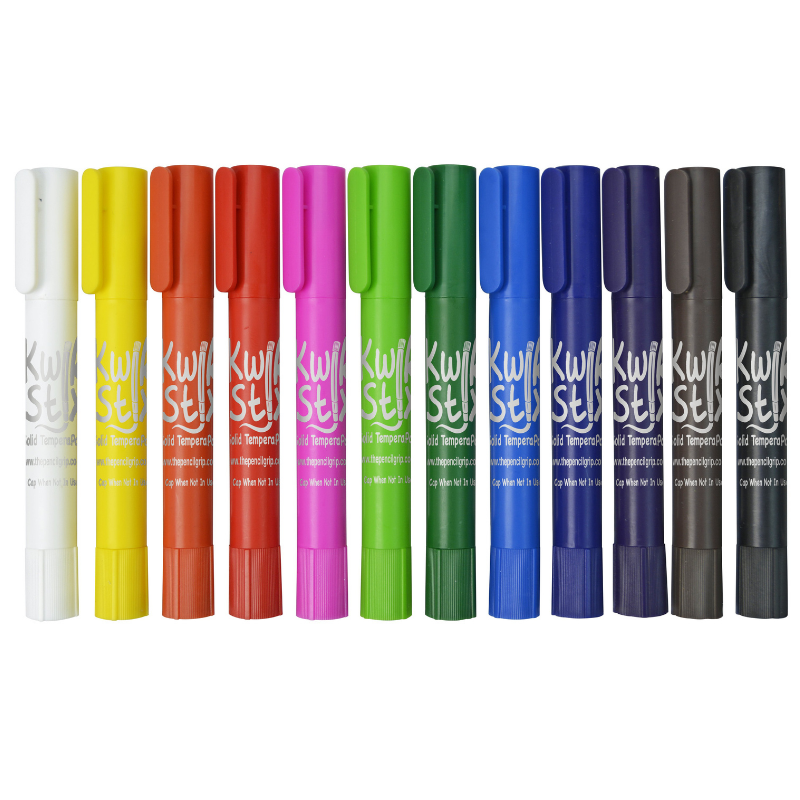 Ellinjan Tempera Paint Sticks - 24 Count, Non-Toxic, Easy Use For Kids & Art Projects - View #7