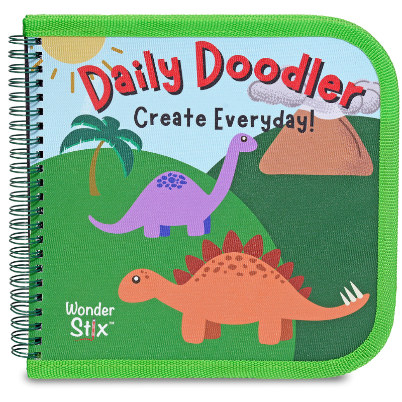 dinosaur daily doodler reusable activity book