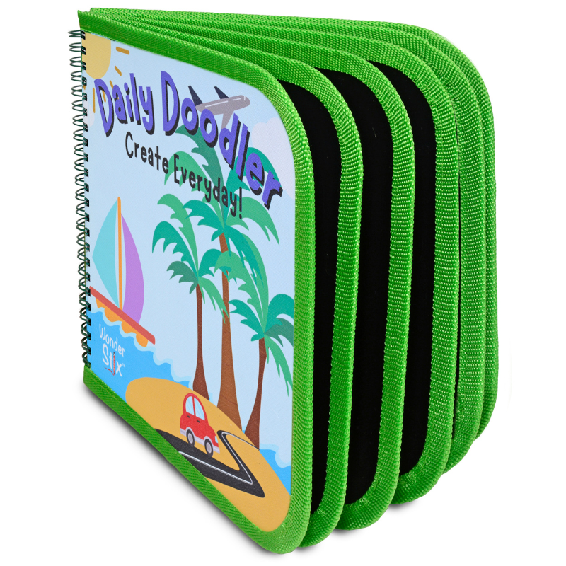 travel daily doodler reusable activity book with pages