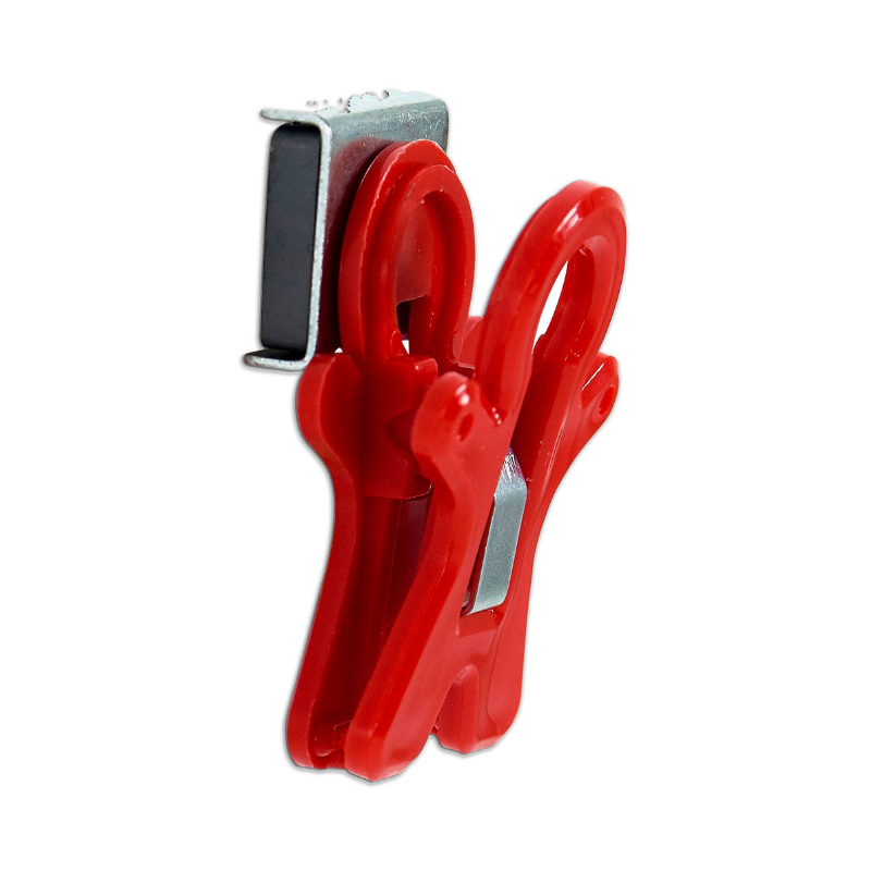 red magnet man magnetic clip to the side