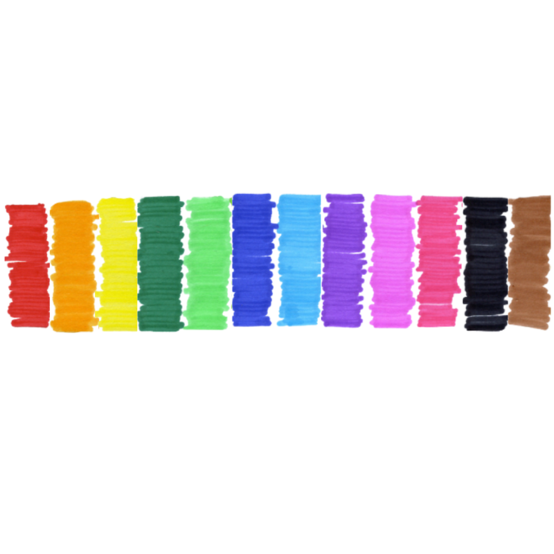 Triangular Magic Stix Markers, 12 Pack, Last 7 Days NO Cap! – TPG