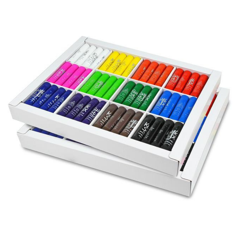 Kwik Stix Solid Tempera Paint Sticks, Class Pack Set of 96 Classic Colors