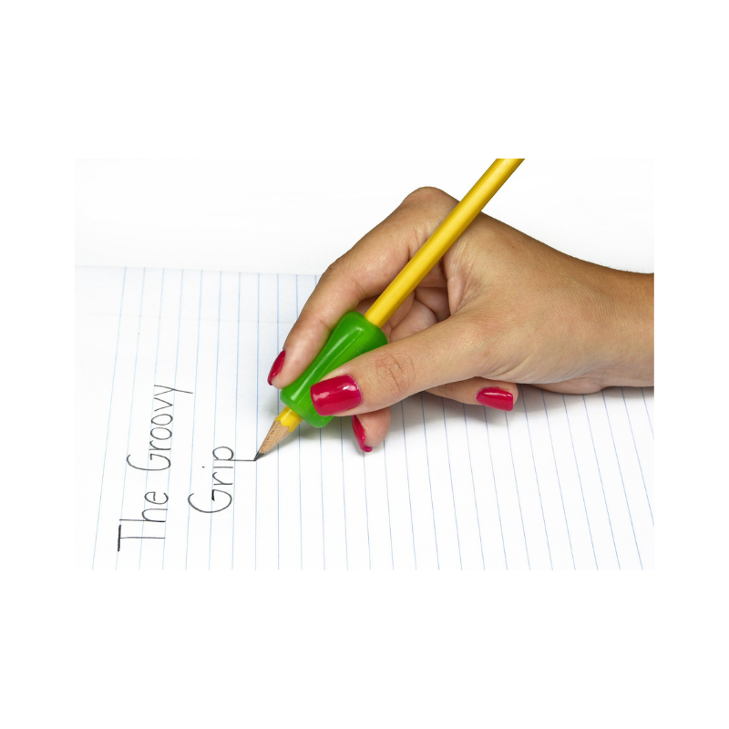 the groovy pencil grip on pencil great for coloring and writing