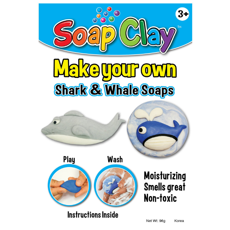 soap clay shark and whale make your own soap skit