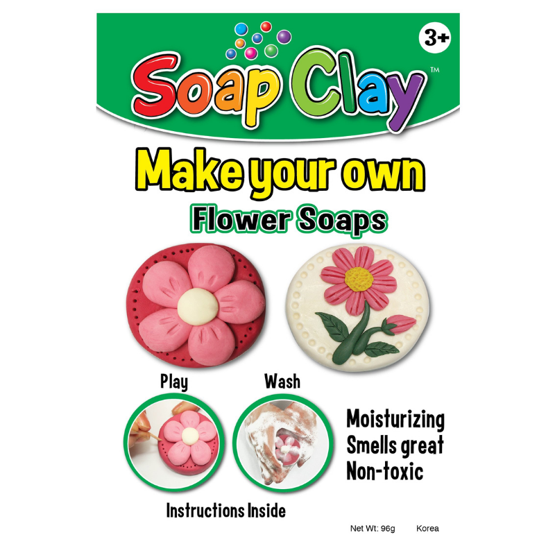 soap clay kit flowers soap