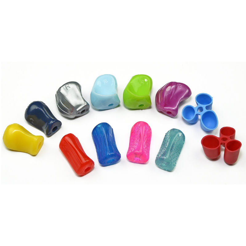 12 assorted pencil grips 